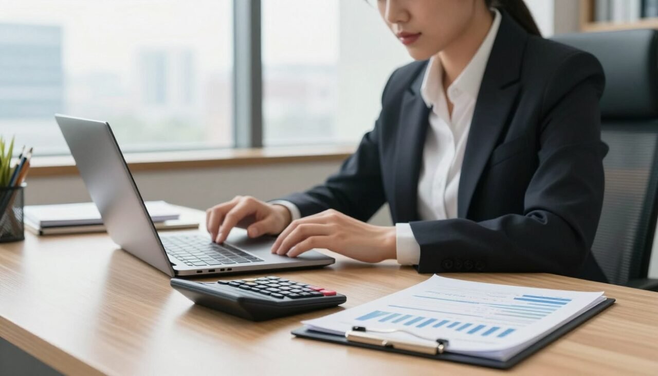 Accounting services ad leading to a focused booking page